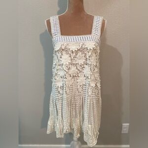 Ecru Lab Crochet Dress